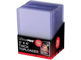 ULTRA PRO 3X4 THICK TOPLOADER 100PT