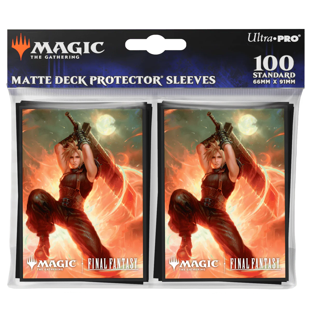MTG FINAL FANTASY STANDARD SIZE SLEEVES CLOUD 100 CT