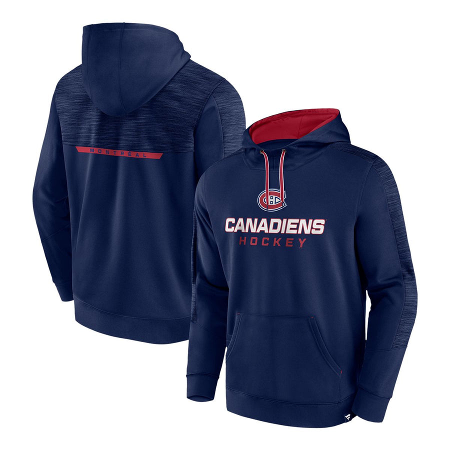 HOODIE NHL MONTREAL CANADIENS FANATICS XL 18/20 ANS ENFANT BLEU MARIN