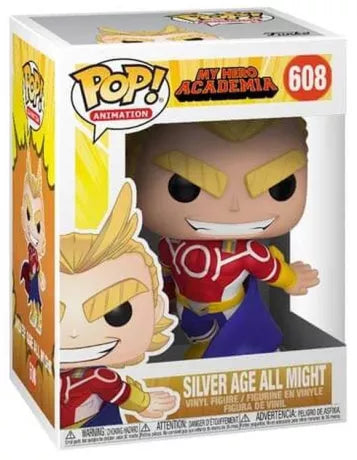 FUNKO POP SILVER AGE ALL MIGHT #608 MY HERO ACADEMIA