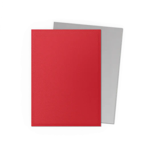DRAGON SHIELD SLEEVES DUAL MATTE CRIMSON & SILVER