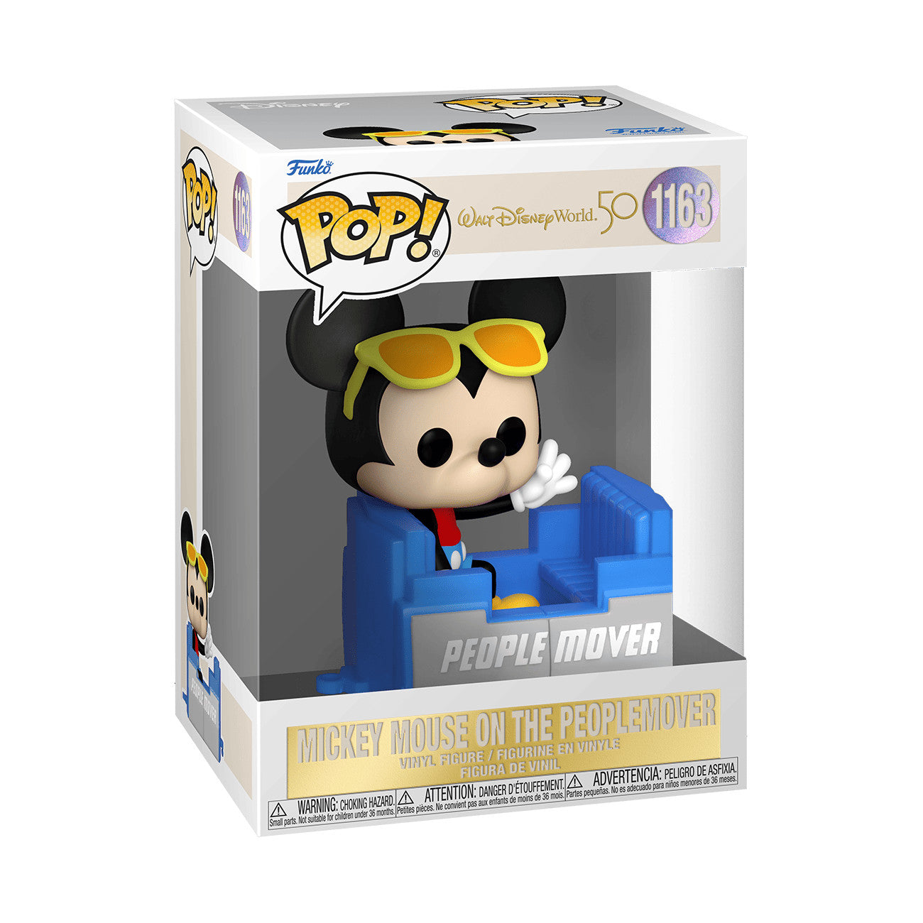 FUNKO POP MICKEY MOUSE ON THE PEOPLEMOVER #1163 DISNEY