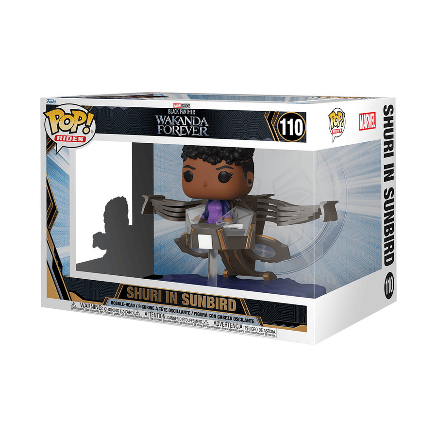 FUNKO POP SHURI IN SUNBIRD #110 RIDES MARVEL WAKANDA FOREVER