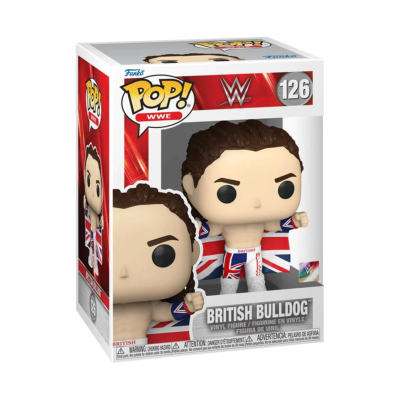 FUNKO POP BRITISH BULLDOG #126 WWE