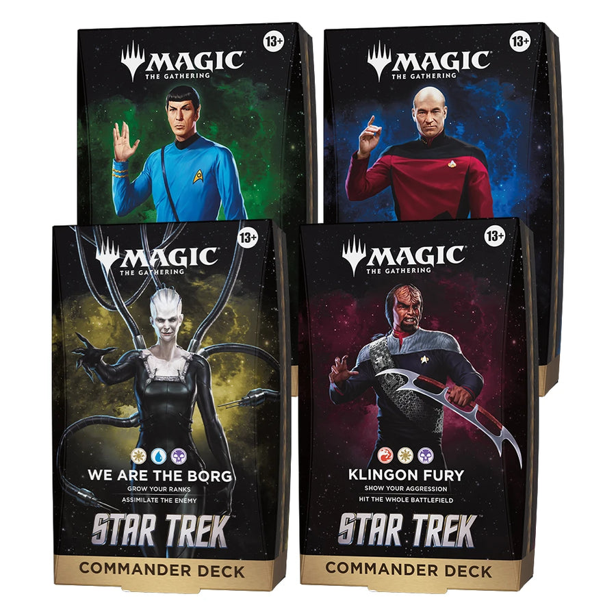 MTG - Universes Beyond: Star Trek: COMMANDER DECKS SET OF 4 (PRE-ORDER)