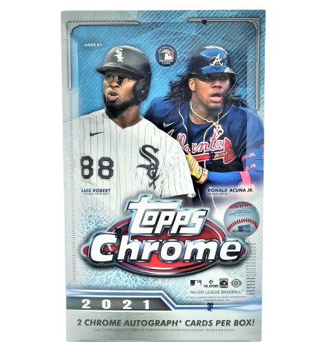 2021 TOPPS CHROME BASEBALL HOBBY BOX