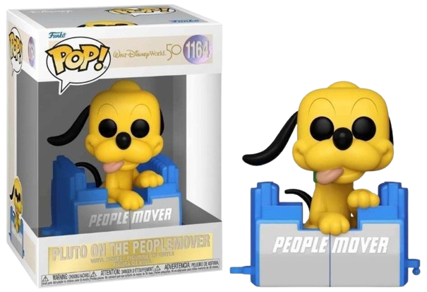FUNKO POP PLUTO ON THE PEOPLEMOVER #1164 DISNEY