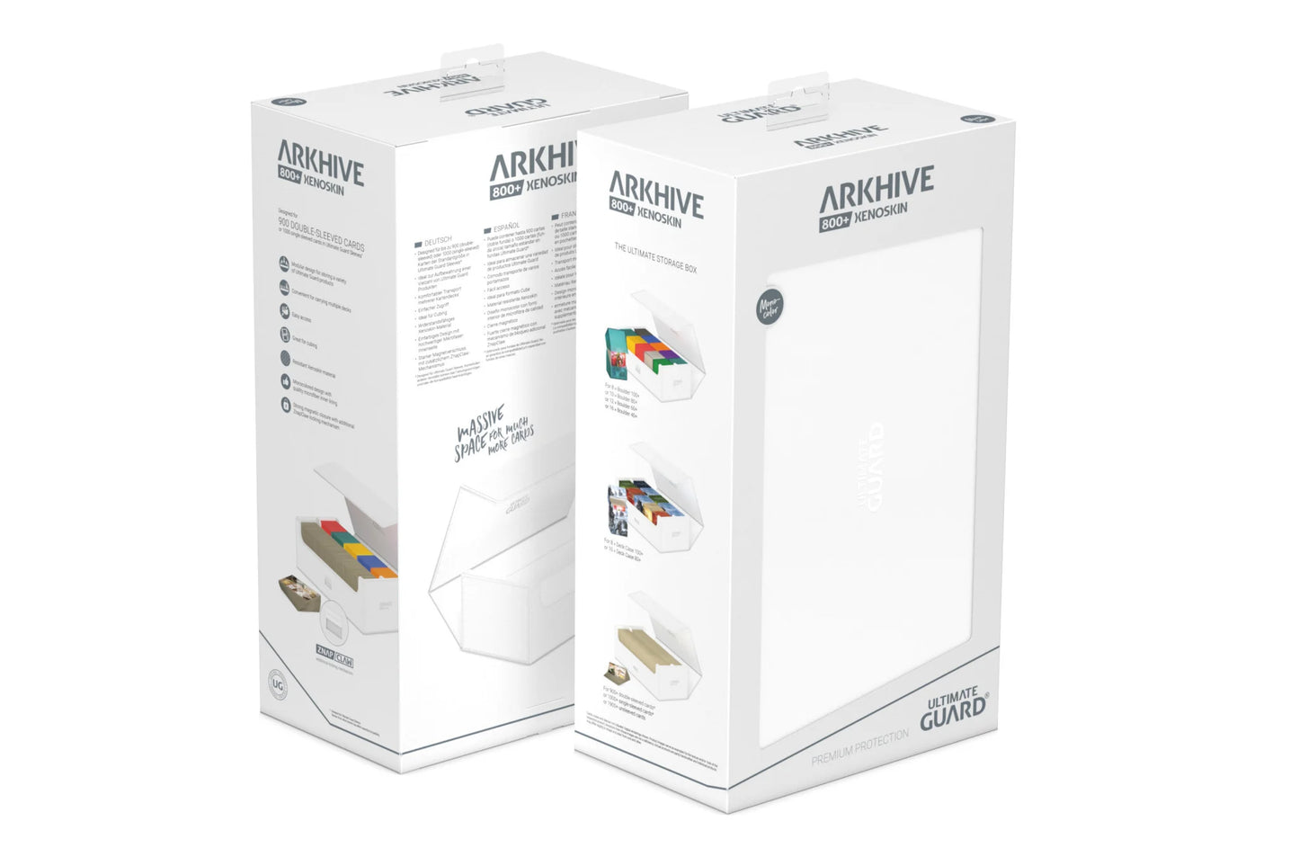 ULTIMATE GUARD DECK CASE ARKHIVE 800+ MONOCOLOR WHITE