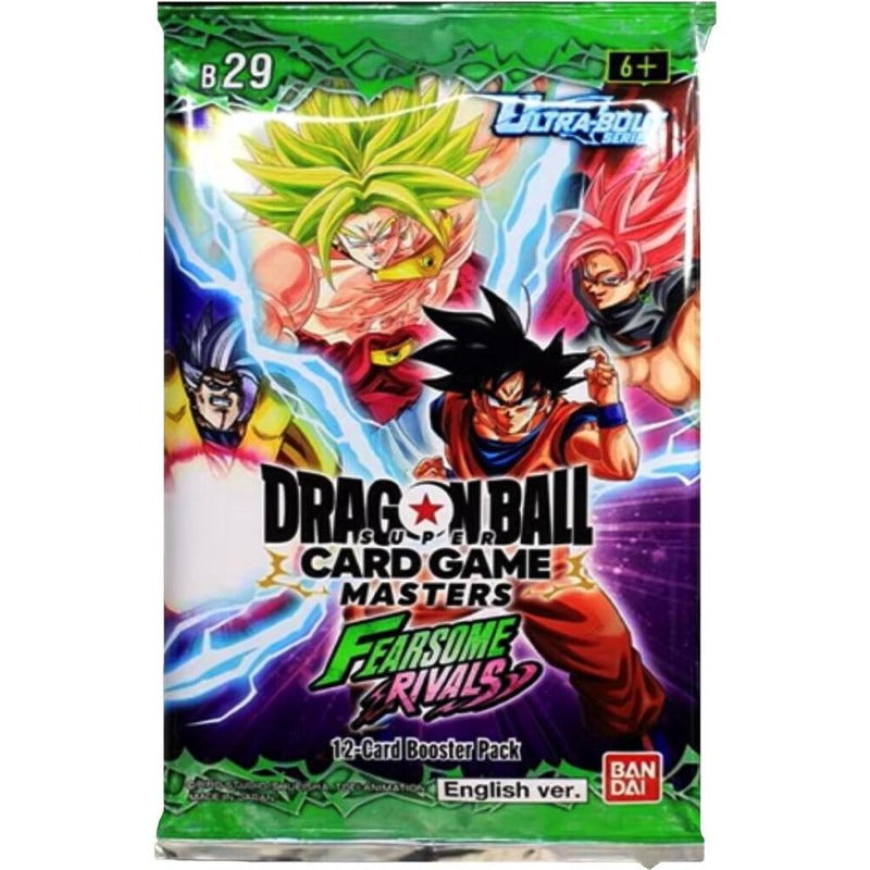 PAQUET DRAGON BALL SUPER CARD GAME MASTER FEARSOME RIVALS