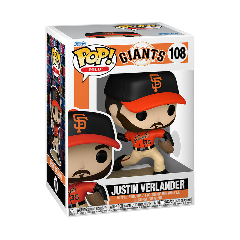 FUNKO POP JUSTIN VERLANDER #108 MLB