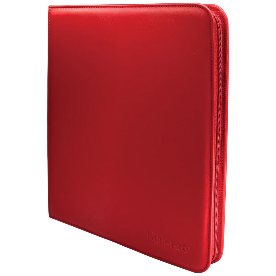 ULTRA PRO VIVID PRO BINDER ZIPPER RED ROUGE