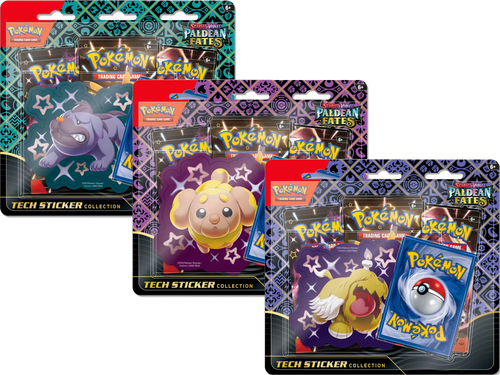 POKEMON SCARLET & VIOLET PALDEAN FATES TECH STICKER COLLECTION