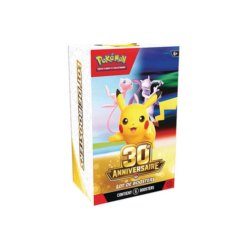 POKEMON 30E ANNIVERSAIRE LOT DE BOOSTER FRANCAIS FRENCH