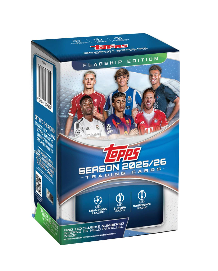 2025-26 TOPPS UEFA COMPETITIONS SOCCER VALUE BOX