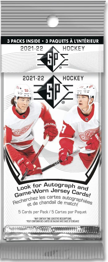 2021-22 UPPER DECK SP HOCKEY HANGER PACK