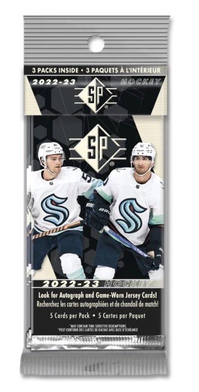 2022-23 UPPER DECK SP HOCKEY HANGER PACK
