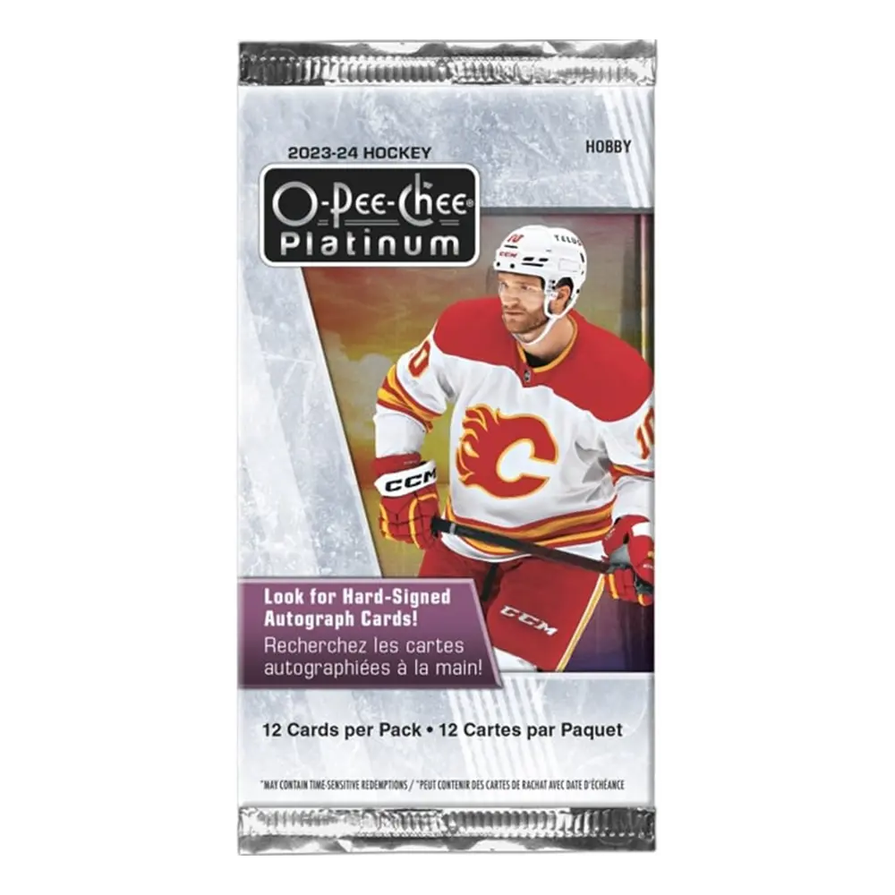 2023-24 UPPER DECK O-PEE-CHEE PLATINUM HOCKEY HOBBY PACK
