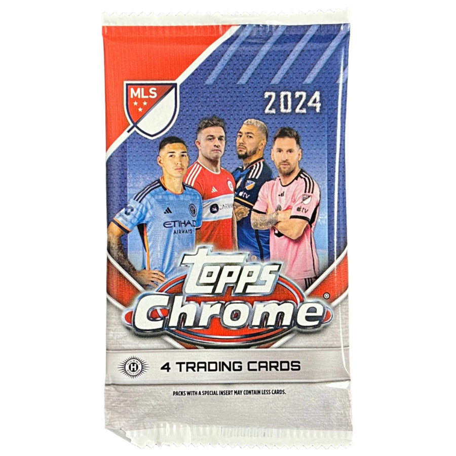 2024 TOPPS CHROME MLS SOCCER BOOSTER PACK