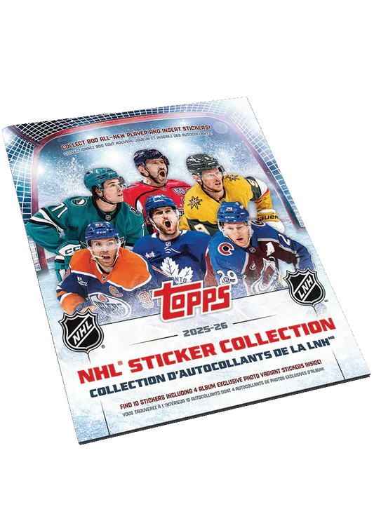 2025-26 TOPPS NHL STICKER PACK