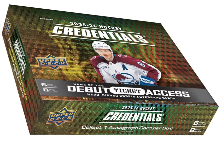 2026 UPPER DECK CREDENTIALS HOBBY BOX
