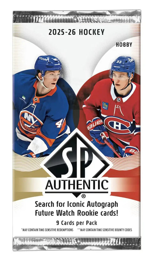2025-26 UPPER DECK SP AUTHENTIC HOBBY PACK