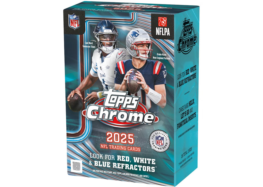 2025 TOPPS CHROME FOOTBALL VALUE BOX