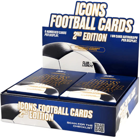 ICONS FOOTBALL CARDS 2ND EDITION HOBBY BOX