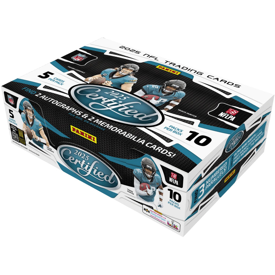 2025 PANINI CERTIFIED FOOTBALL HOBBY BOX