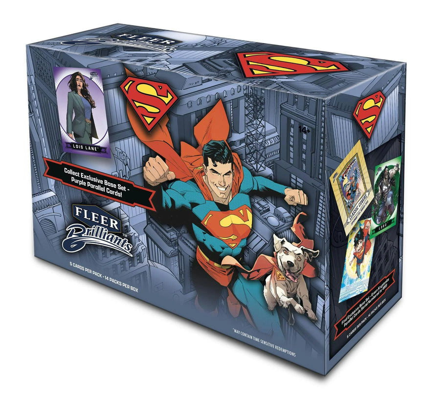 FLEER BRILLIANTS SUPERMAN MEGA BOX
