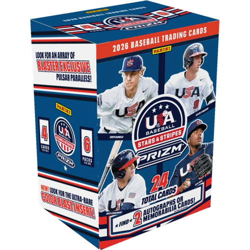 PANINI BASEBALL 2026 STARS STRIPES PRIZM BLASTER