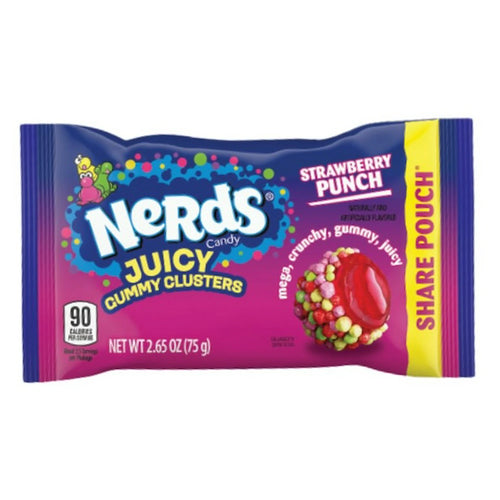 NERDS JUICY GUMMY CLUSTERS STRAWBERRY PUNCH