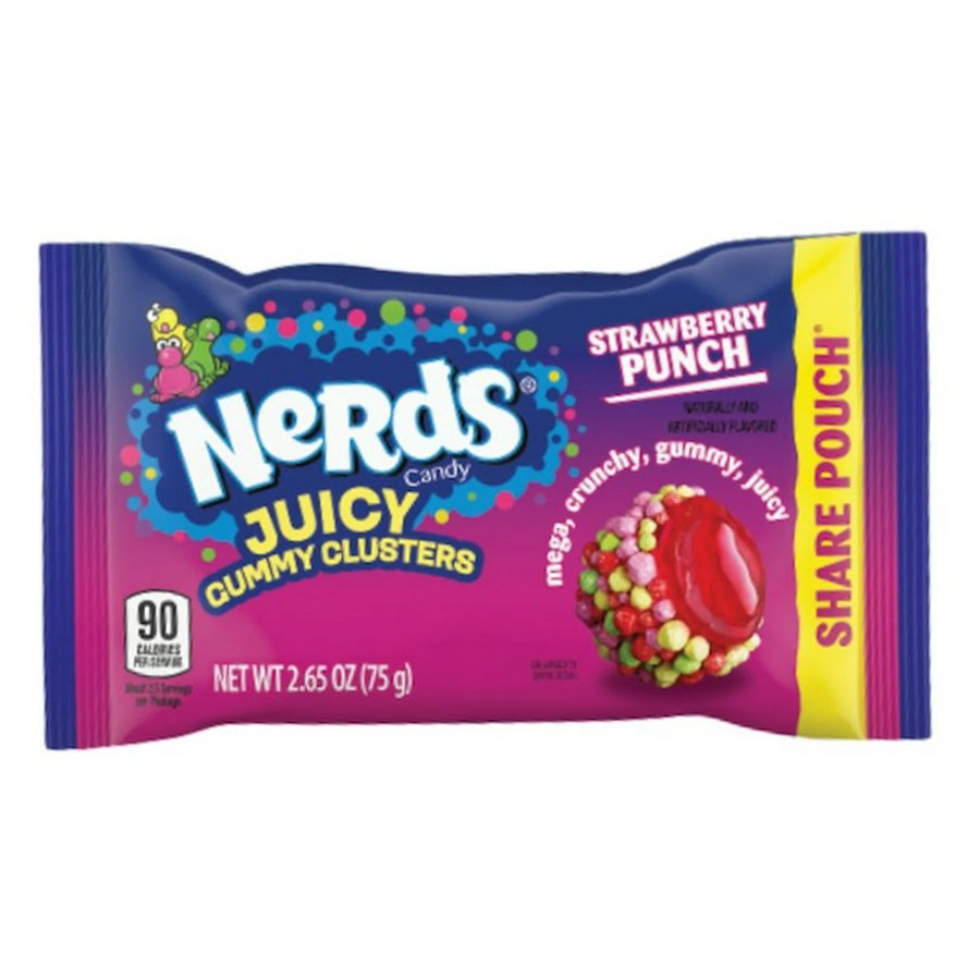 NERDS JUICY GUMMY CLUSTERS STRAWBERRY PUNCH