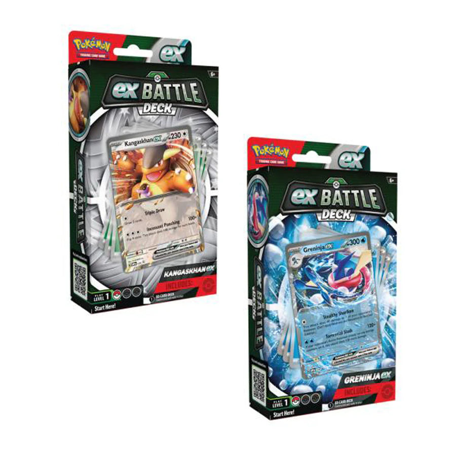 POKEMON BATTLE DECKS KANGASKHAN EX/GRENINJA EX