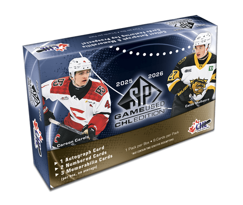 2025-25 SP GAME USED CHL EDITION HOBBY BOX