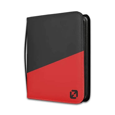 EVORETRO 9-POCKET TOPLOAD BINDER RED/BLACK