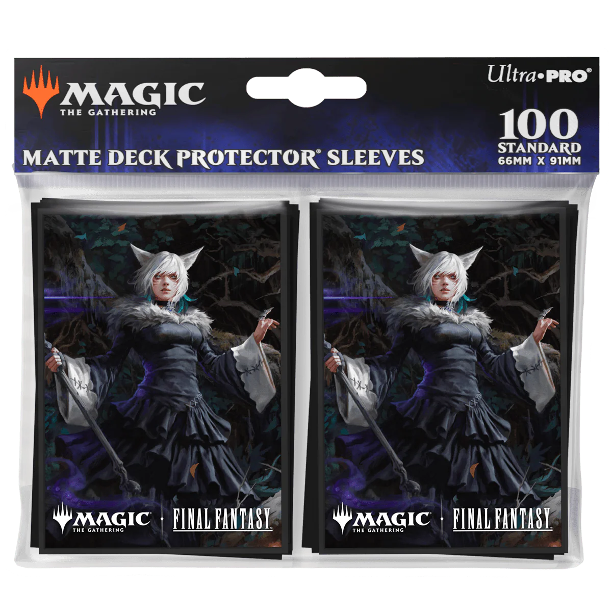 MTG FINAL FANTASY STANDARD SIZE SLEEVES Y'SHTOLA 100CT
