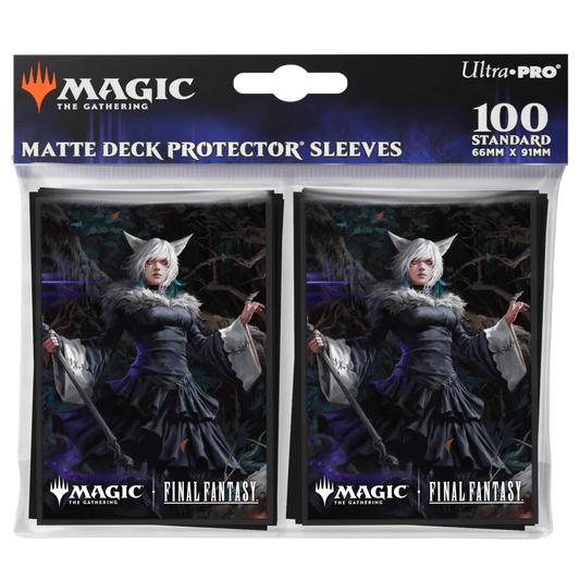 MTG FINAL FANTASY STANDARD SIZE SLEEVES Y'SHTOLA 100CT