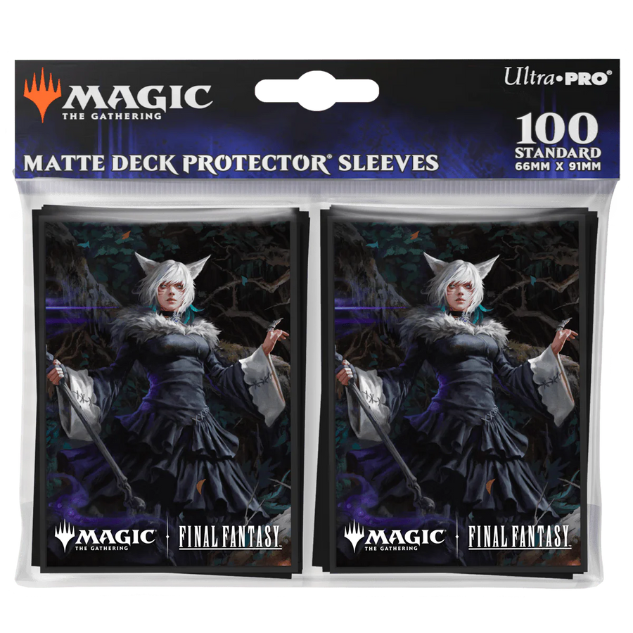 MTG FINAL FANTASY STANDARD SIZE SLEEVES Y'SHTOLA 100CT