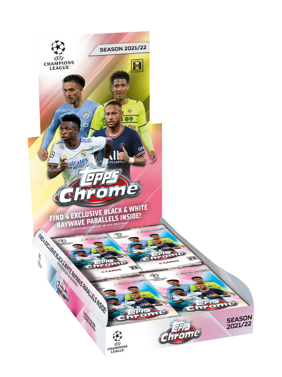 2021-22 TOPPS CHROMEUEFA CHAMPION LEAGUE SOCCER HOBBY BOX