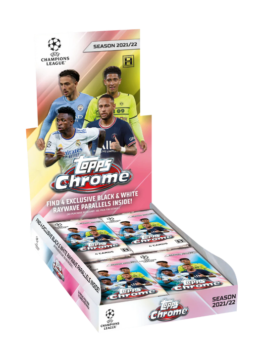 2021-22 TOPPS CHROMEUEFA CHAMPION LEAGUE SOCCER HOBBY BOX