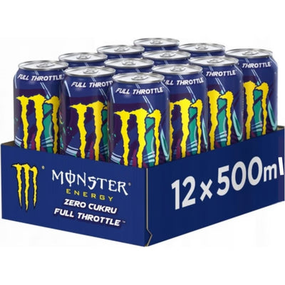 MONSTER ENERGY FULL THROTTLE LEWIS HAMILTON CAISSE DE 12 CANETTES