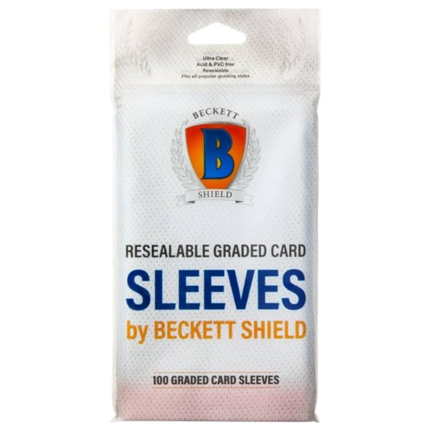 BECKETT SHIELD RESEALABLE GRADED CARD SLEEVES