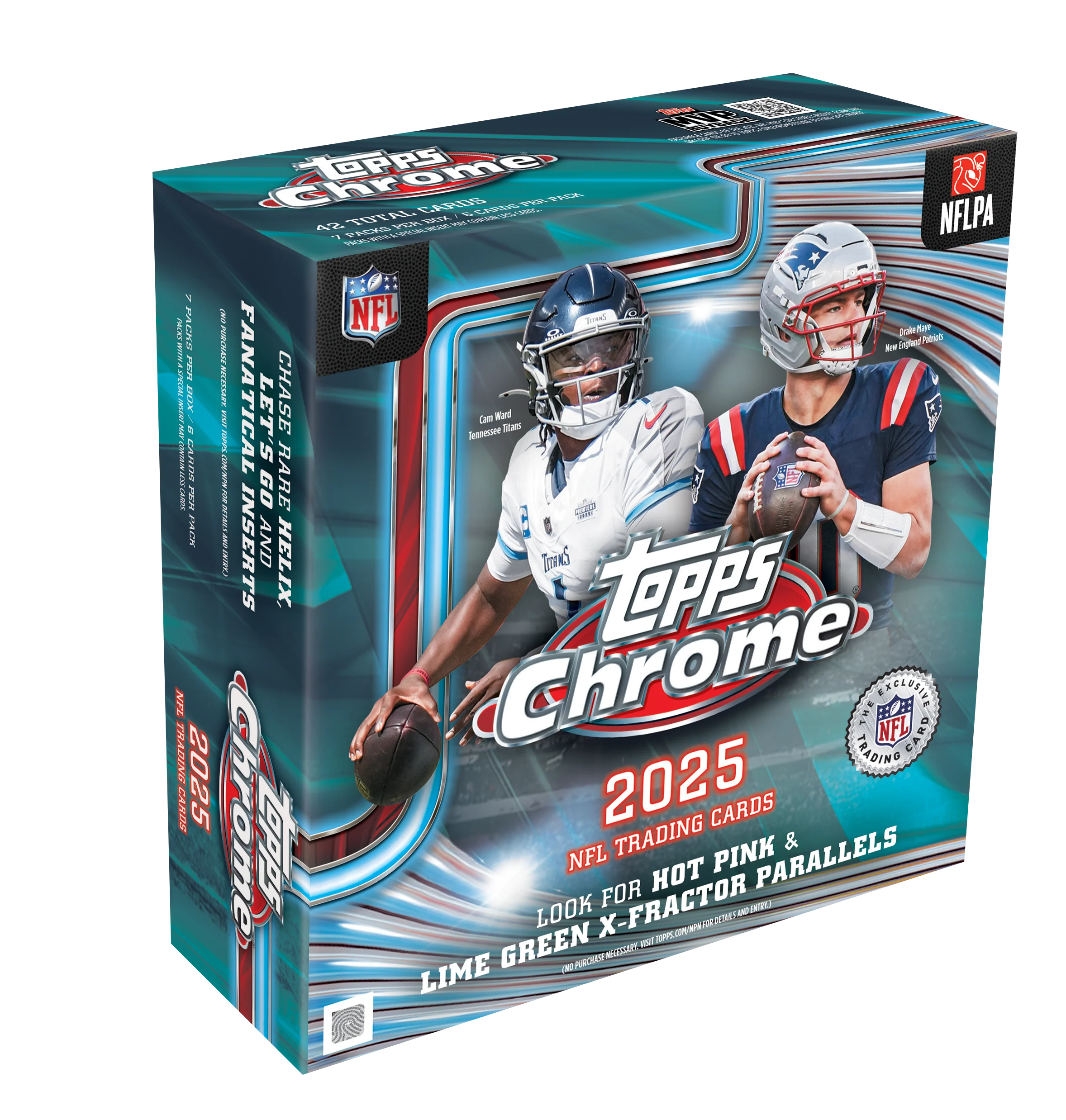 2025 TOPPS CHROME FOOTBALL MEGA BOX