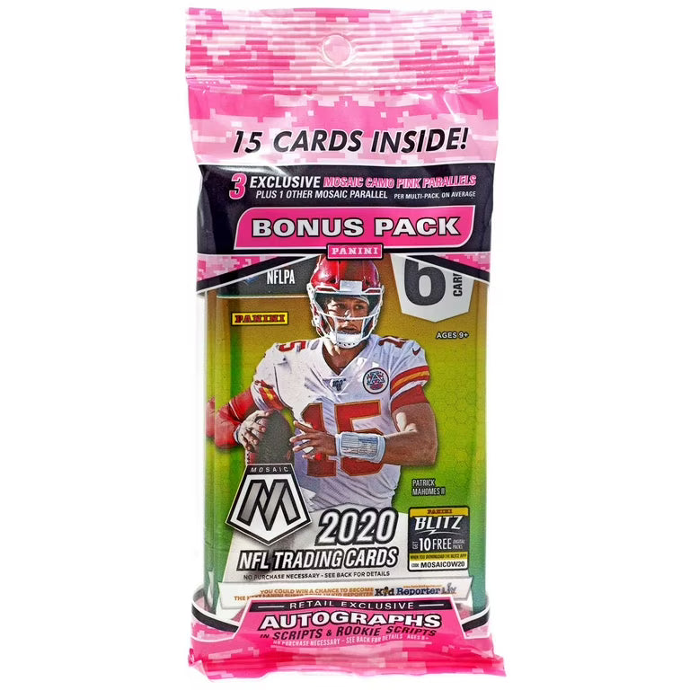 2020 PANINI MOSAIC FOOTBALL VA?UE PACK