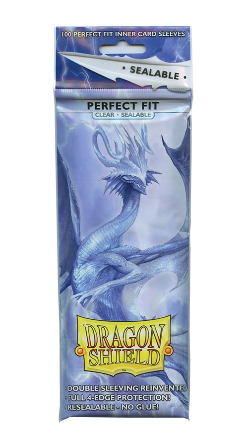 DRAGON SHIELD SLEEVES PERFECT FIT SEALABLE CLEAR