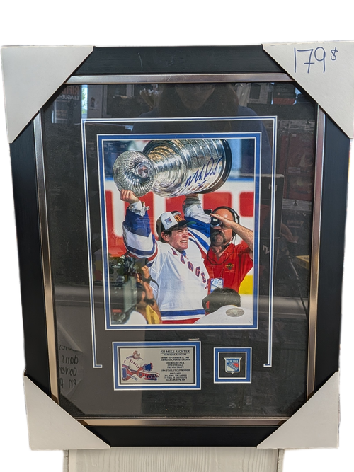 CADRE Mike Ritchter AUTO RG NY STANLEY CUP 17x21