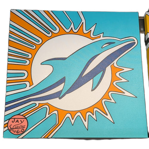CADRE NFL Miami Dolphins Jay Geeker Studio 24x24