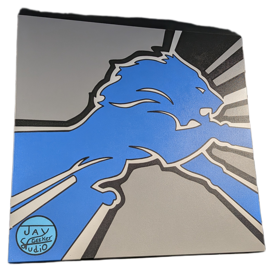 CADRE NFL DETROIT LIONS Jay Geeker Studio 24x24