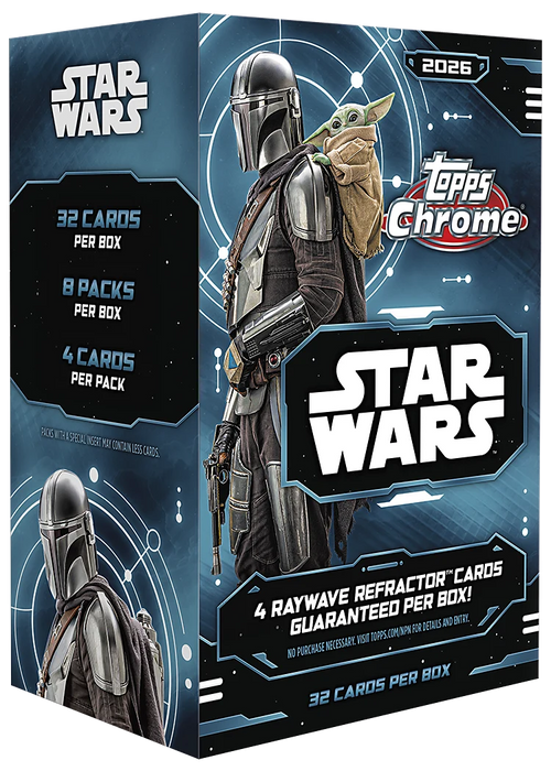 2026 TOPPS STAR WARS CHROME VALUE BOX
