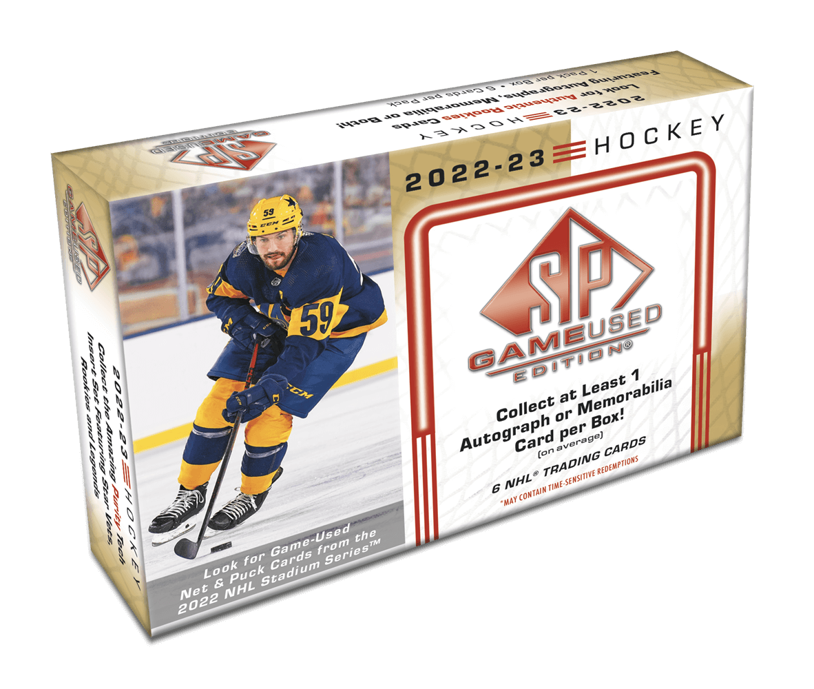 2022-23 UPPER DECK SP GAME USED HOCKEY HOBBY BOX